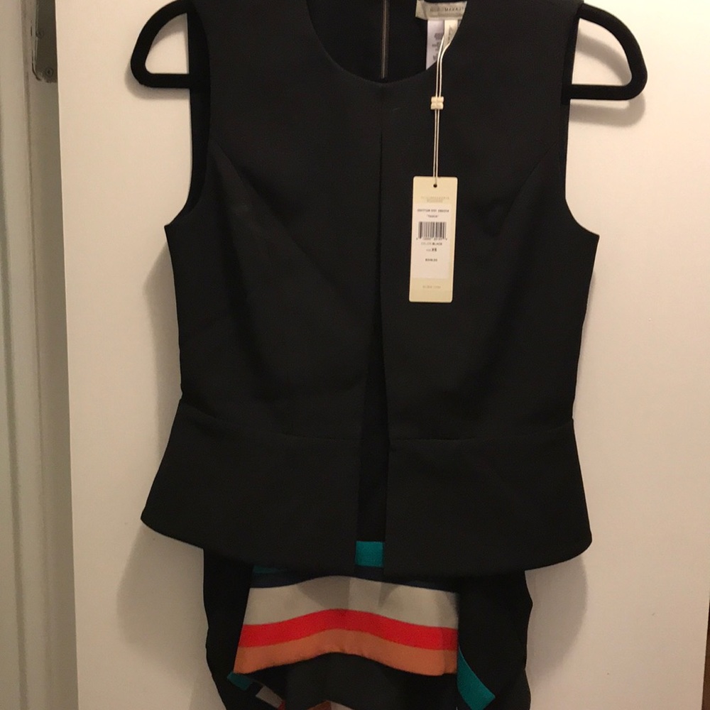 BCBG Max Azria Runway peplum top